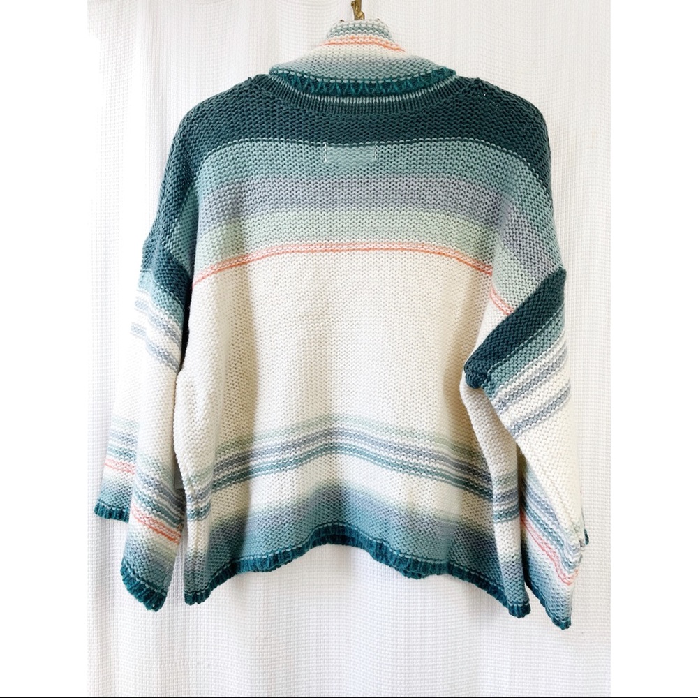 Anthropologie ombré pullover cowl neck sweater - Picture 3 of 5